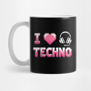 I love Techno Mug